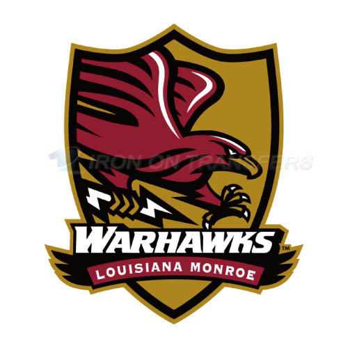 Louisiana Monroe Warhawks Logo T-shirts Iron On Transfers N4838 - Click Image to Close